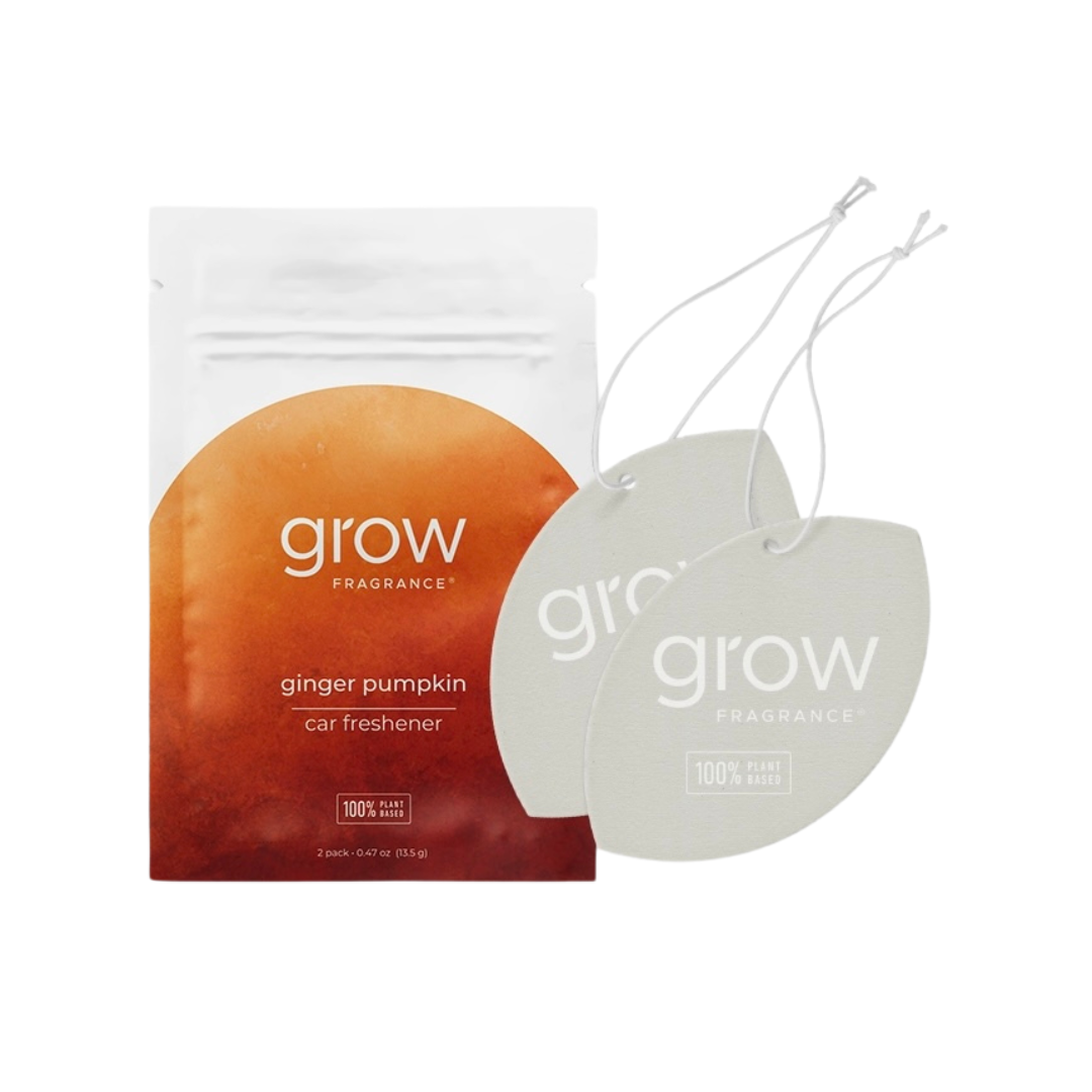 Grow Car Fresheners | Ginger Pumpkin