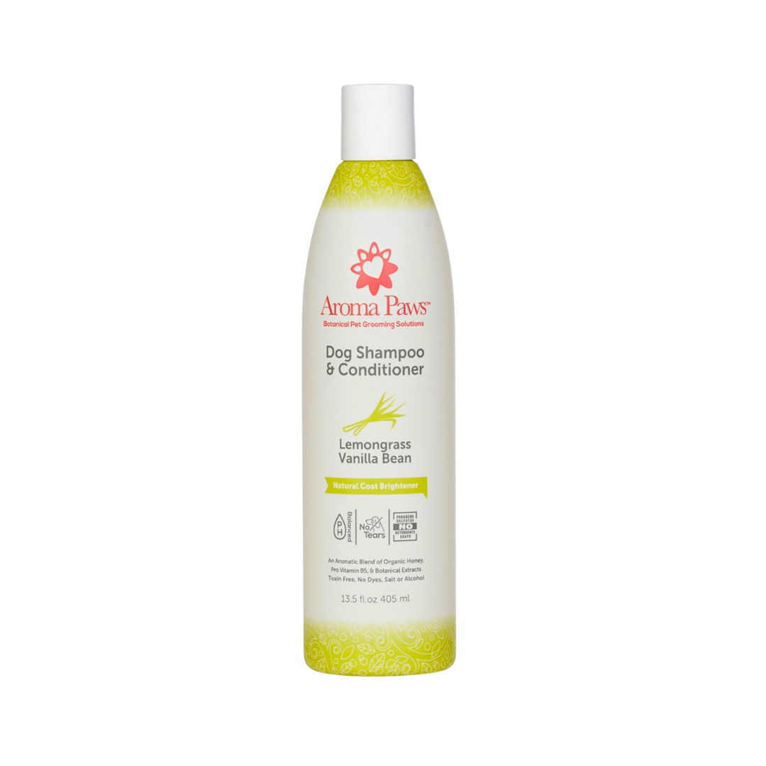 Aroma Paws Lemongrass Vanilla Bean Shampoo | Natural Coat Brightener