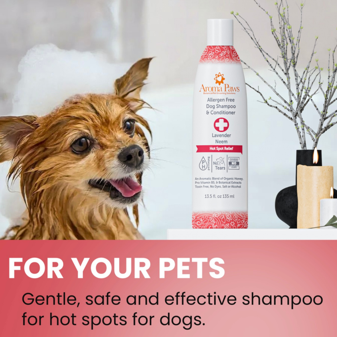 Aroma Paws Lavender Neem Shampoo | Hot Spot Relief