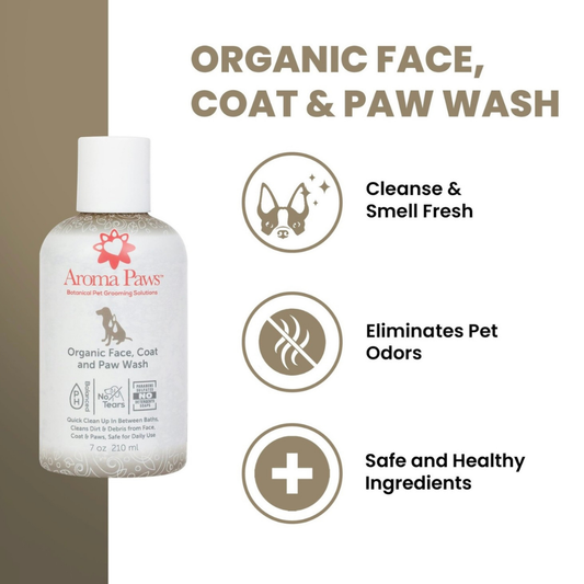 Aroma Paws Organic Face + Coat + Paw Wash