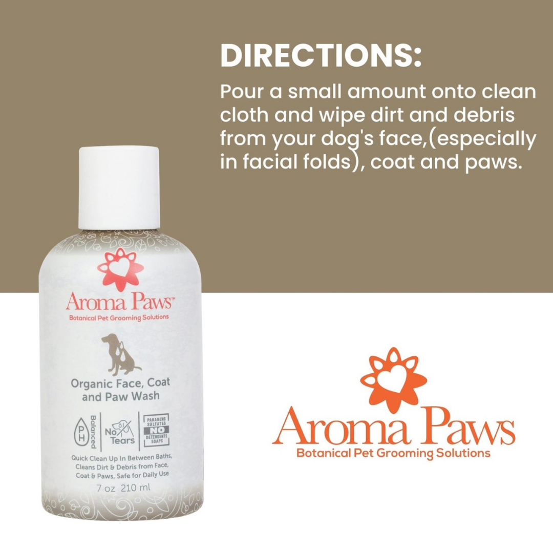 Aroma Paws Organic Face + Coat + Paw Wash