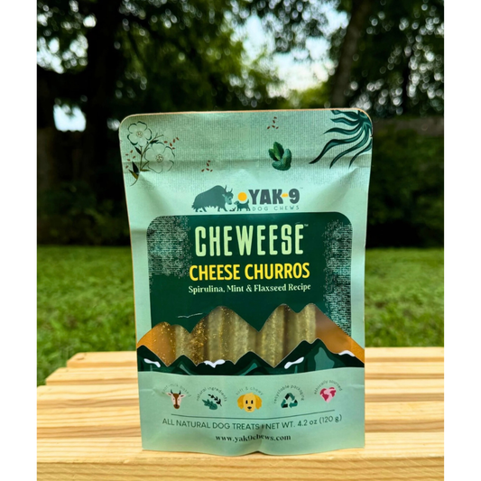 Yak9 Cheweese Yak Cheese Churros | Spirulina Mint Flaxseed