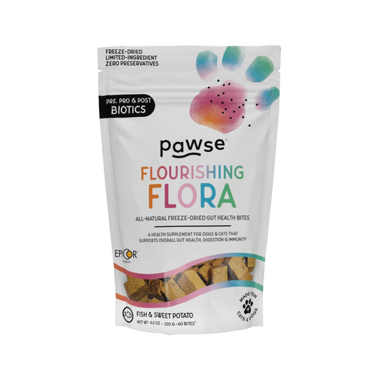 Pawse Flourishing Flora | Freeze-Dried Gut Health Treats