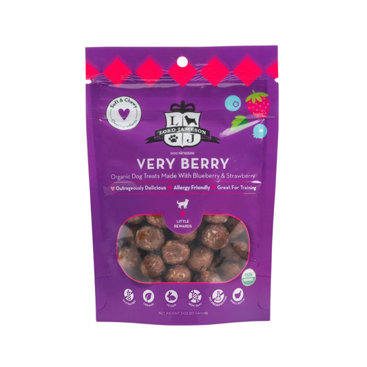 Lord Jameson Organic Treats | Very Berry Minis