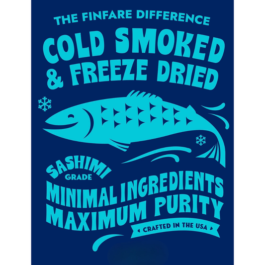 Finfare Freeze-Dried Salmon Skin Bites