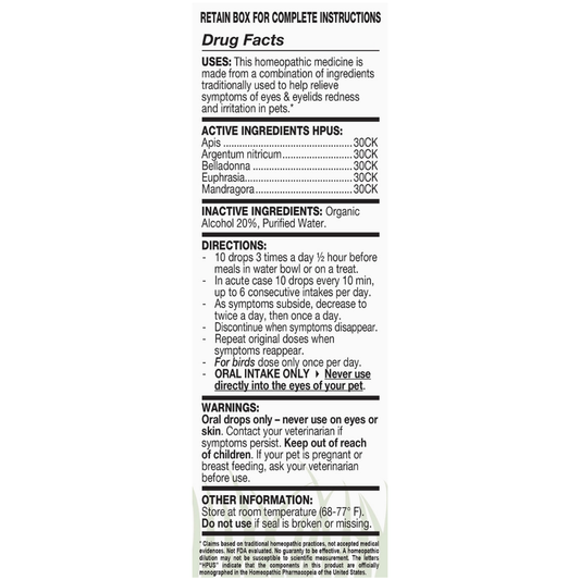 Ollopets Eye Care | Homeopathic Eye Support