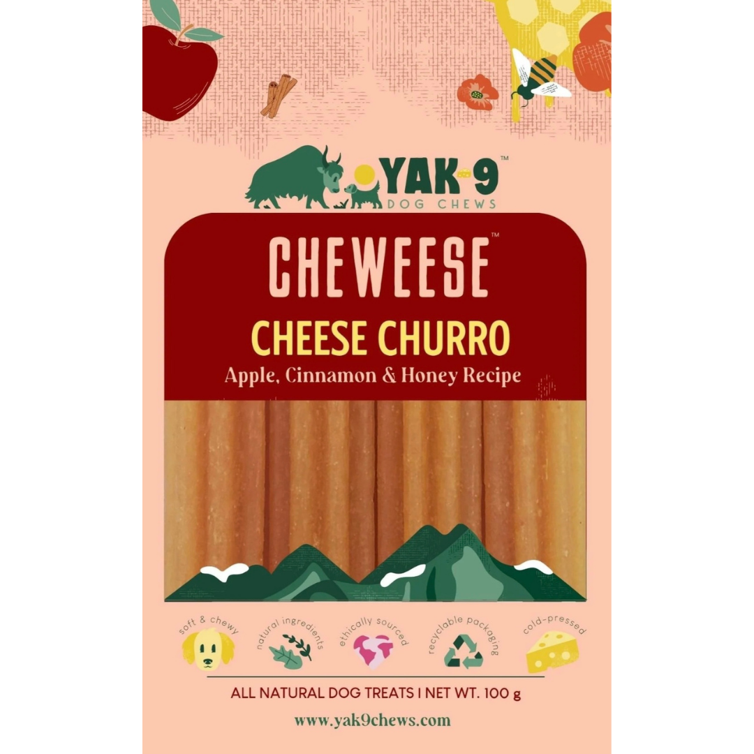 Yak9 Cheweese Yak Cheese Churros | Apple Cinnamon