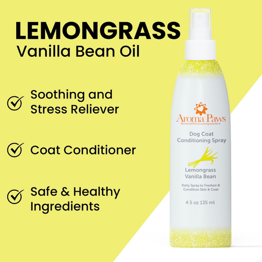Aroma Paws Dog Coat Spray | Lemongrass Vanilla Bean