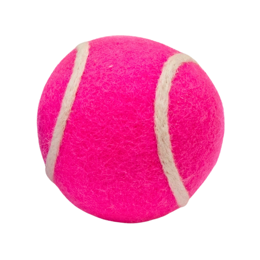 Friendsheep Organic Wool Tennis Dog Ball | Pink