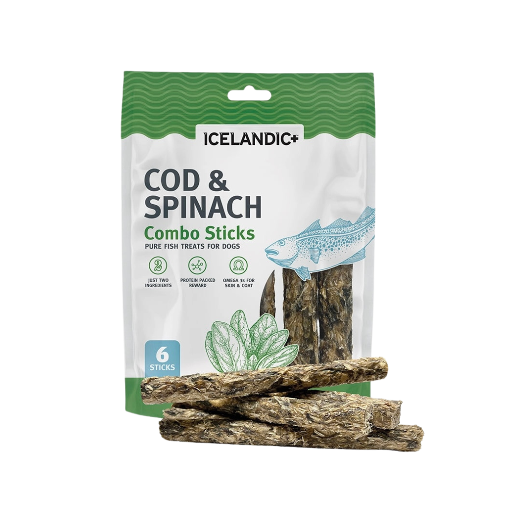 Icelandic+ Cod & Spinach Treat Sticks