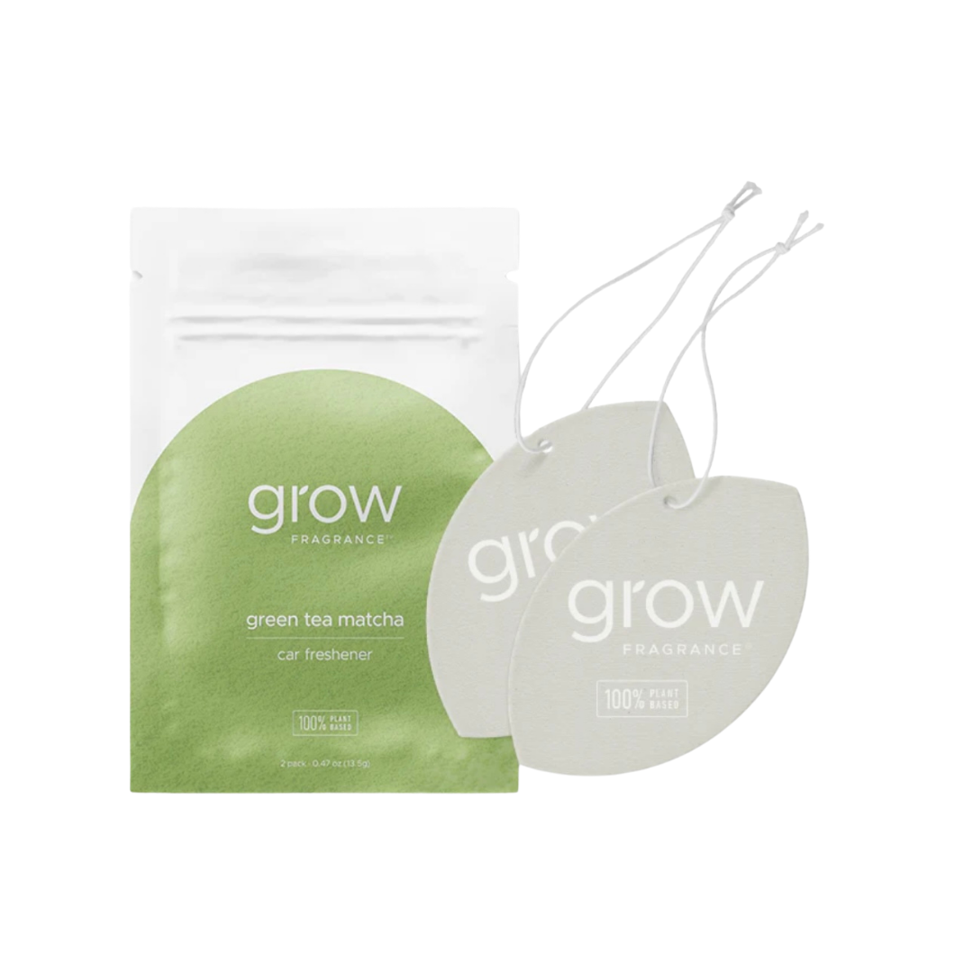 Grow Car Fresheners | Green Tea Matcha