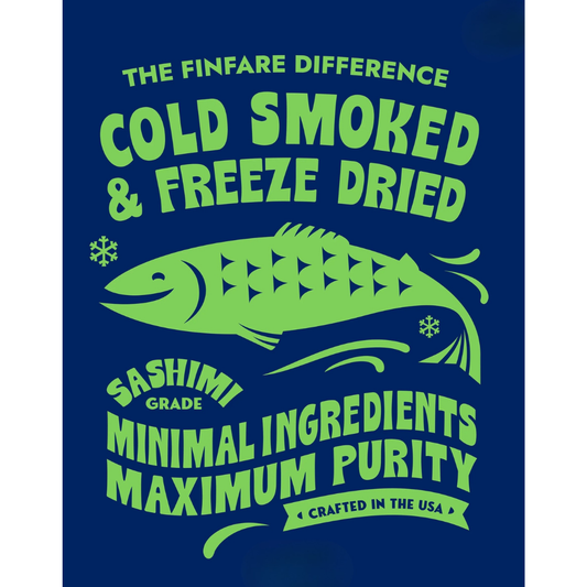 Finfare Freeze-Dried Salmon Crumbles