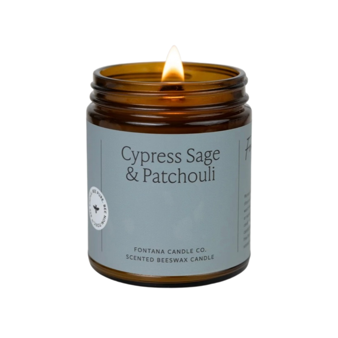 Fontana Essential Oil Candle | Cypress Sage + Patchouli