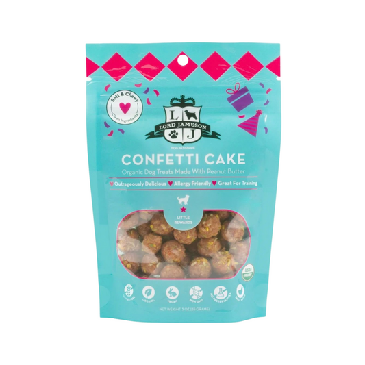 Lord Jameson Organic Treats | Confetti Cake Minis