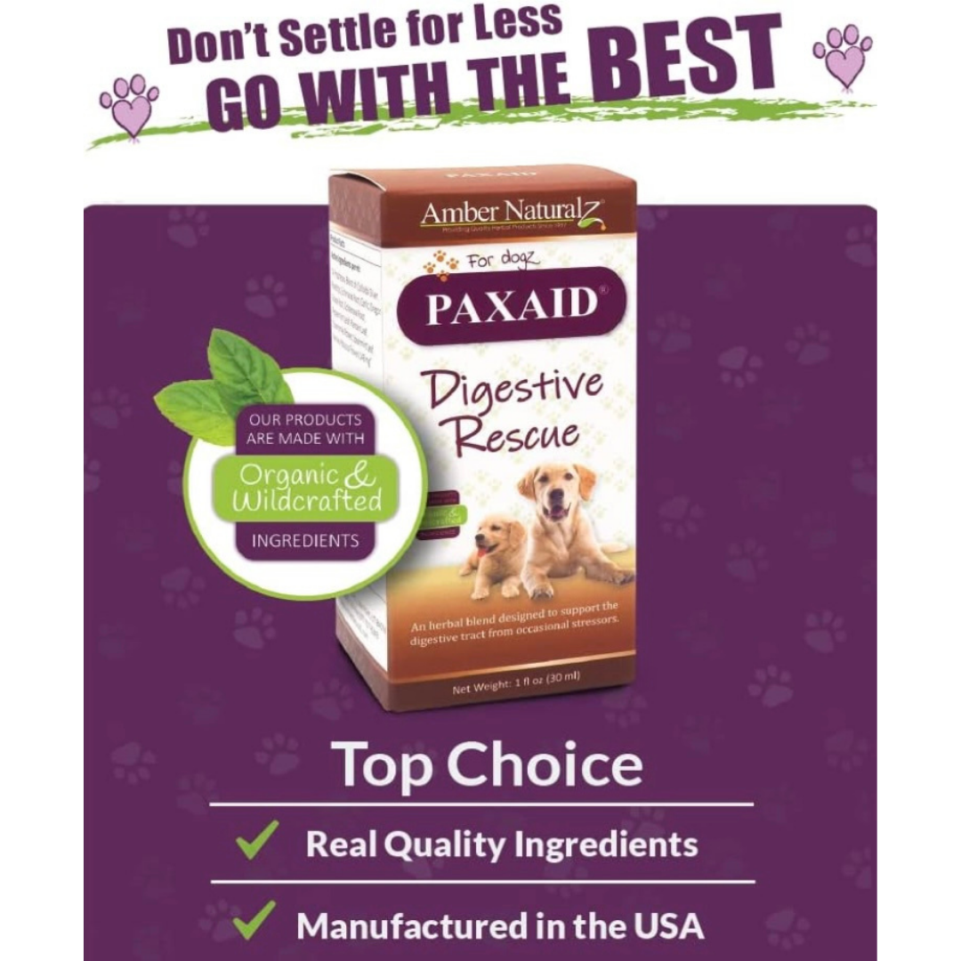 Amber Naturalz Paxaid | Natural Relief for Digestive Upset +Discomfort