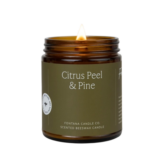 Fontana Essential Oil Candle | Citrus Peel & Pine