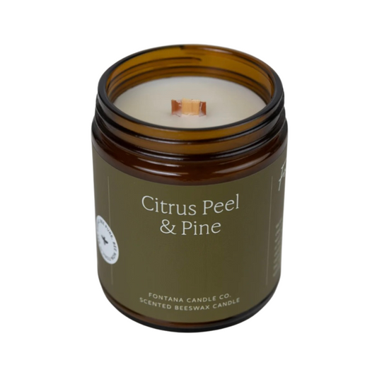 Fontana Essential Oil Candle | Citrus Peel & Pine