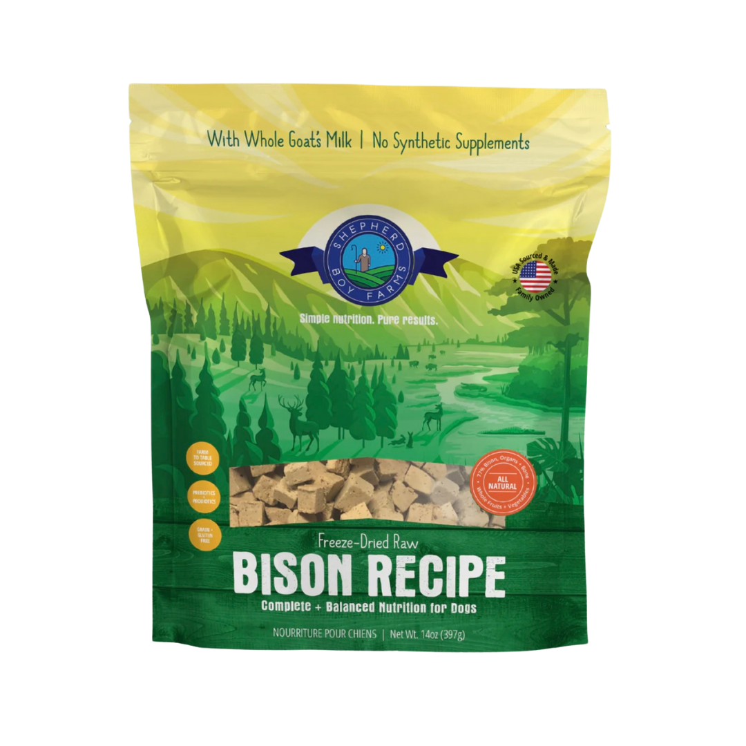 Shepherd Boy Farms Freeze-Dried Raw | Bison