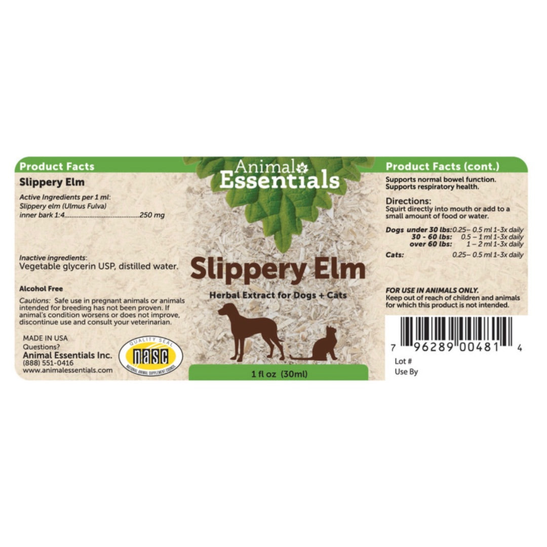 Animal Essentials Slippery Elm The Organic Dog Shop