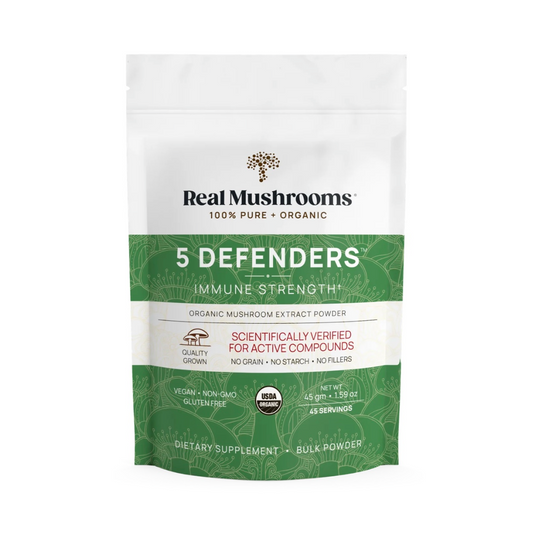 Real Mushrooms 5 Defenders Organic Mushroom Blend