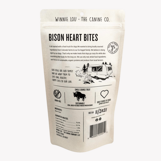Winnie Lou Bison Heart Bites