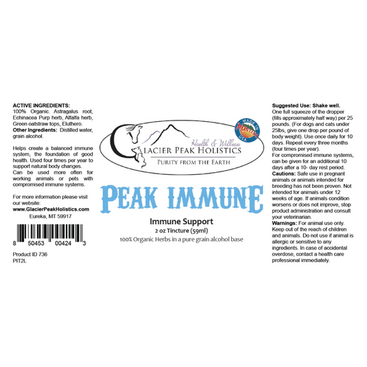 Glacier Peak Immune Tincture | Immune Support