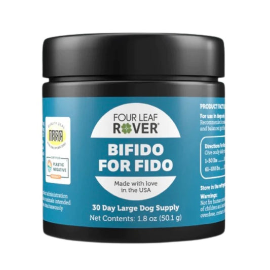 Bifido For Fido is a veterinary formulated blend of probiotics designed to promote a healthy gut and immune system.