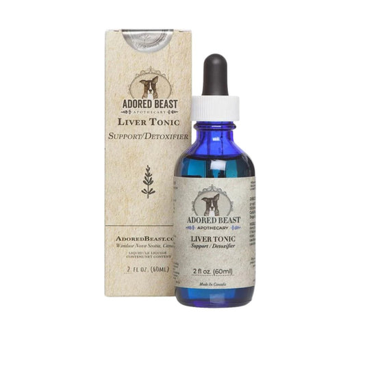 Liver Tonic supports the health of the liver by helping regenerate healthy liver cells and boost the organ’s ability to filter toxins from the blood. It also helps support, detox and repair the liver, kidney, pancreas and gallbladder function. Made using herbal ingredients such as dandelion root, milk thistle, and more.