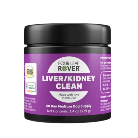 Liver/Kidney Clean is a veterinary formulated blend of organic mushrooms, foods and herbs that support and maintain normal liver and kidney function. 
