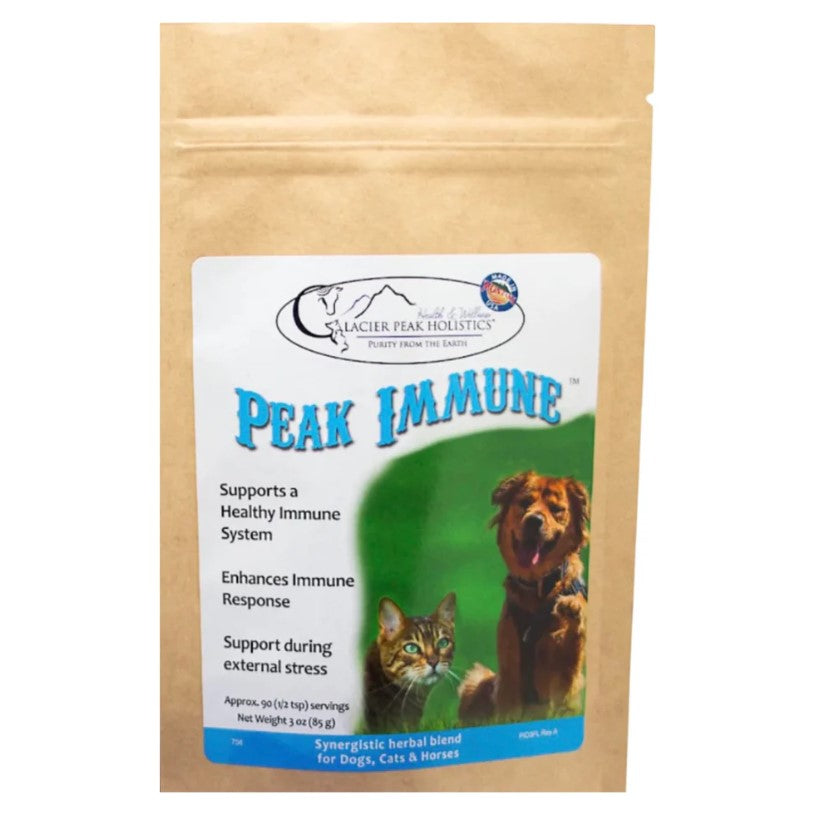 Peak Immune is used seasonally to supercharge your dog's immune system, perfect for animals that who experience seasonal allergies.